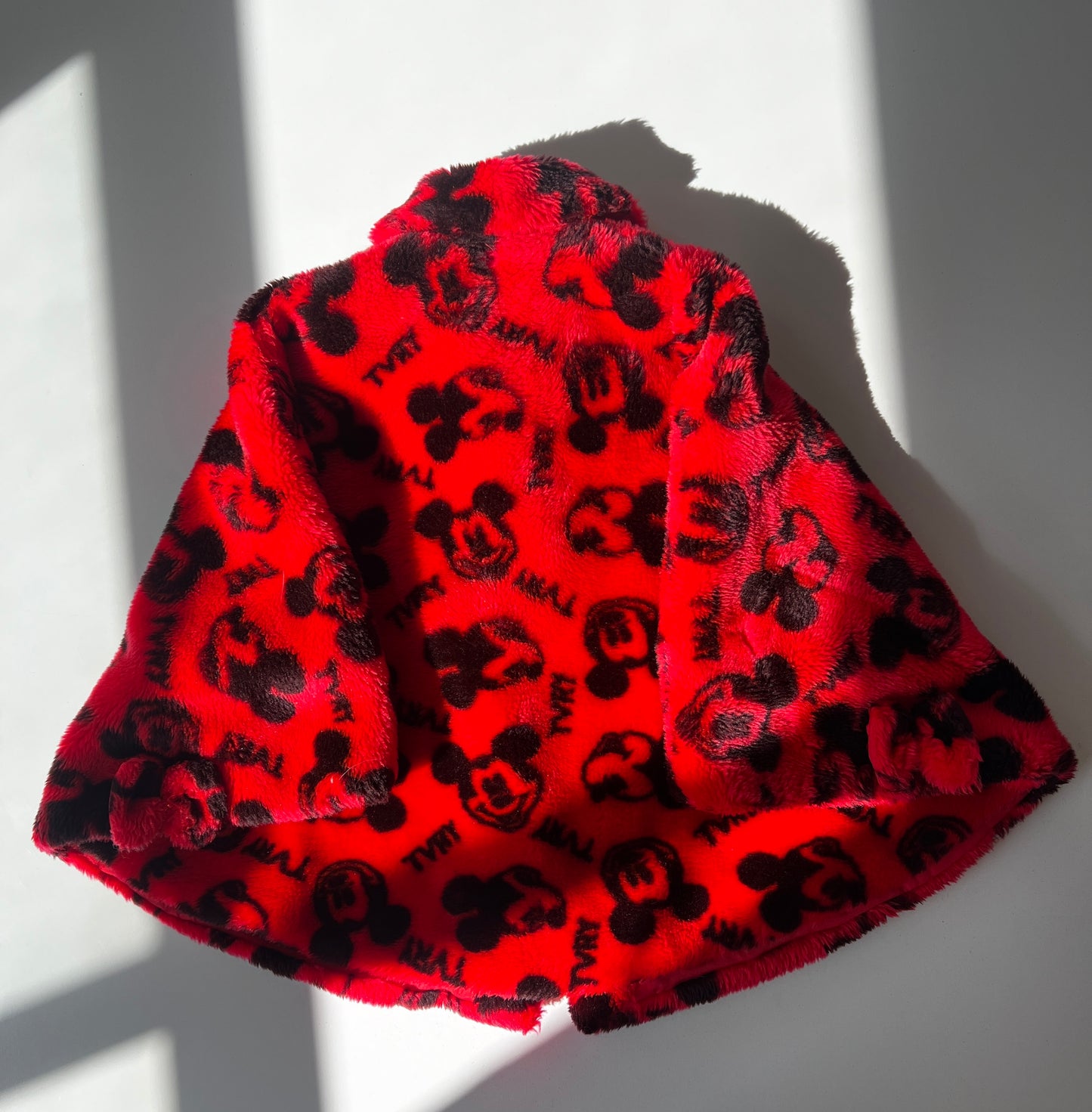 Kids Vintage 90s Disney Faux Fur Cape/Jacket Size 4 Years