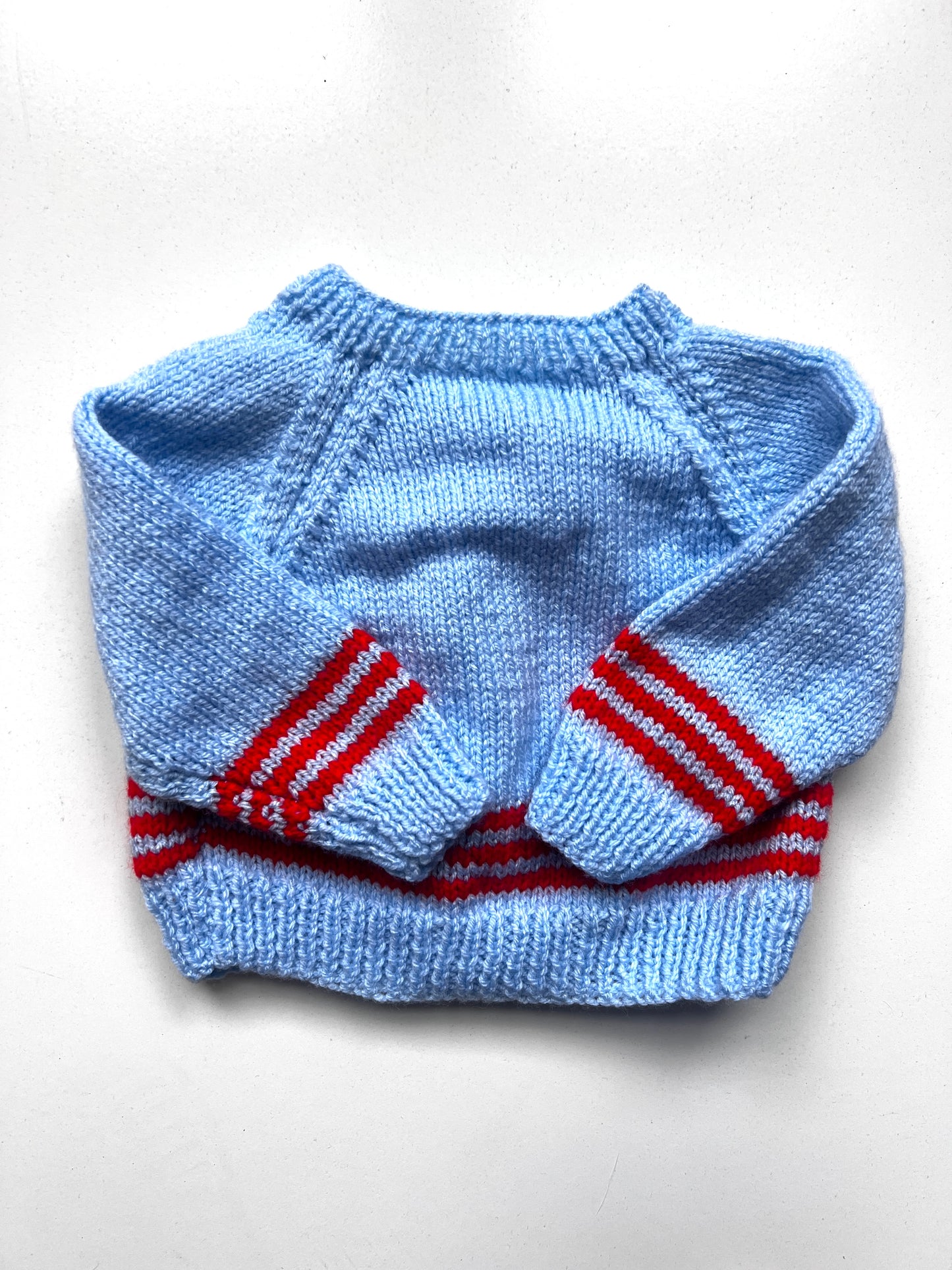 Kids Vintage Hand Knitted Cardi Size 3-6 Months