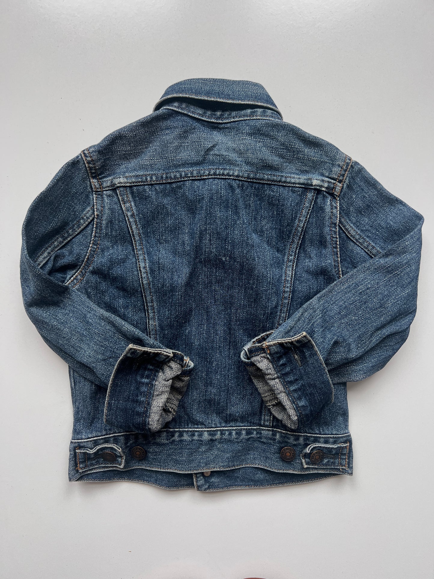 Kids Vintage Edwin Denim Jacket Size 3-4 Years