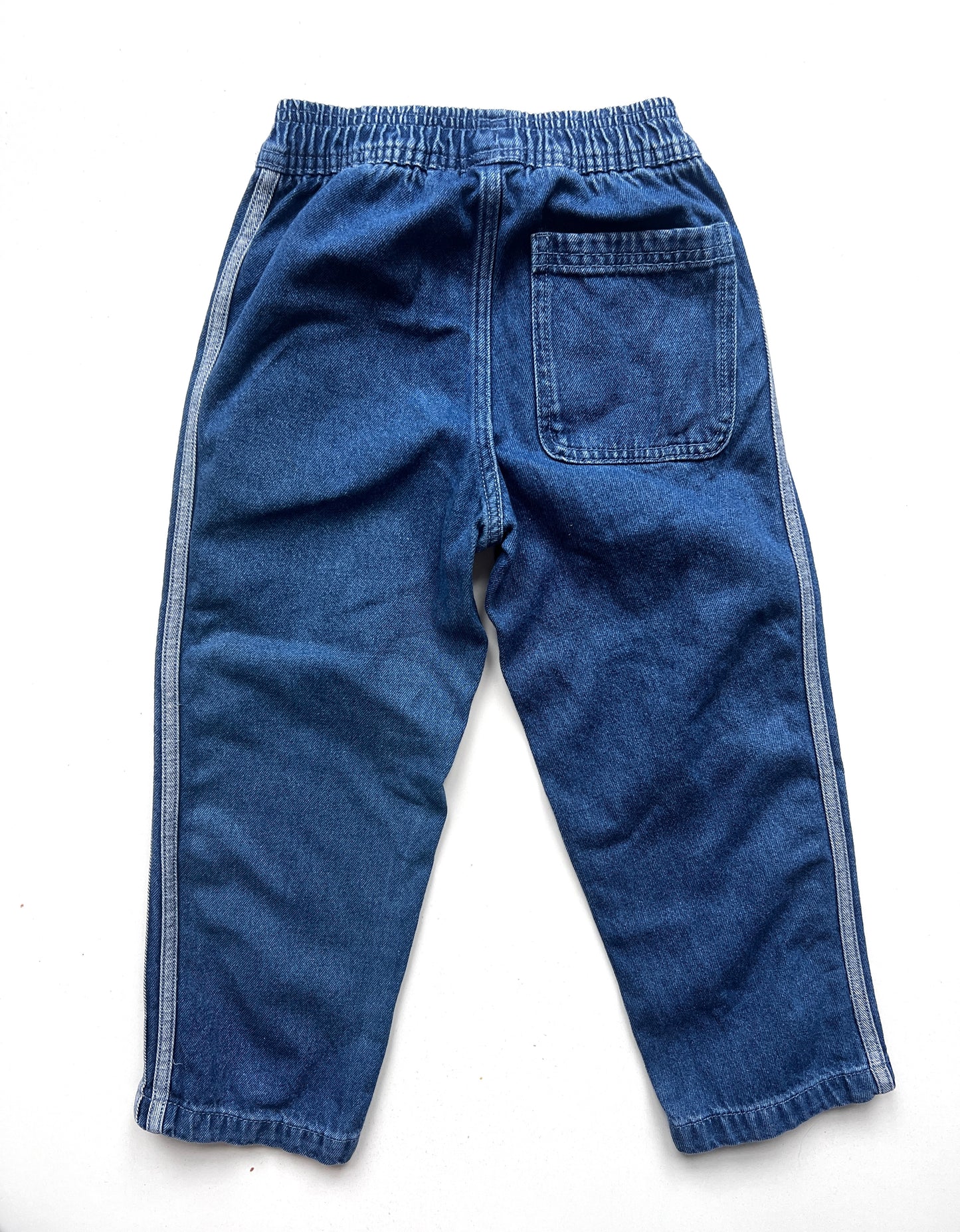 Kids Adidas Denim Tracksuit Bottoms Size 5 Years