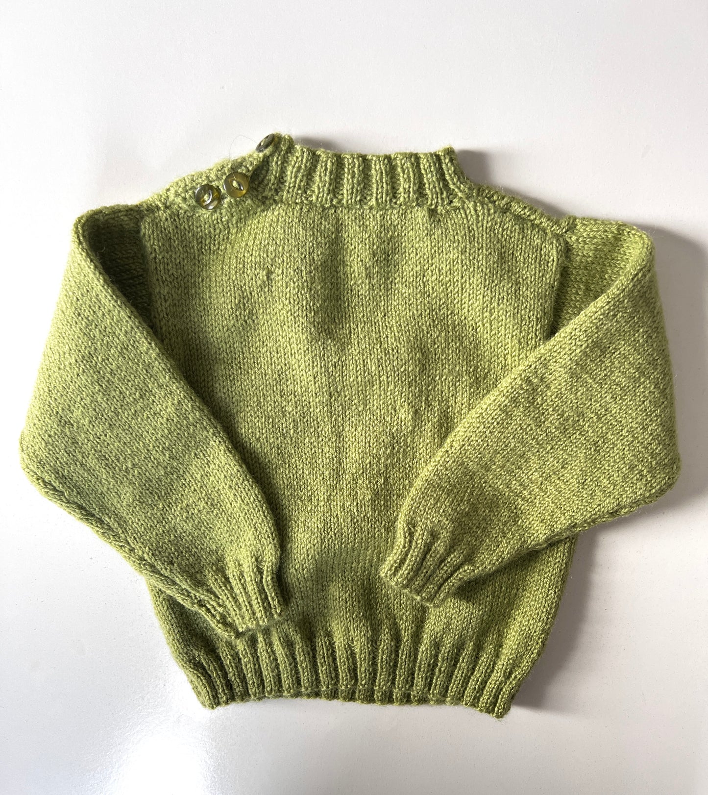 Vintage Hand Knitted Santa Jumper Age 3 Years