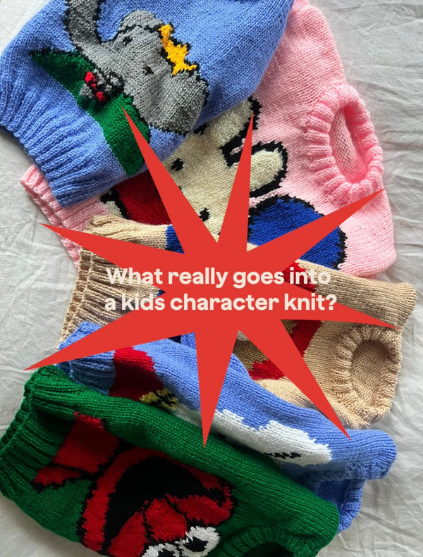 What Really Goes Into a Kids’ Character Knit?