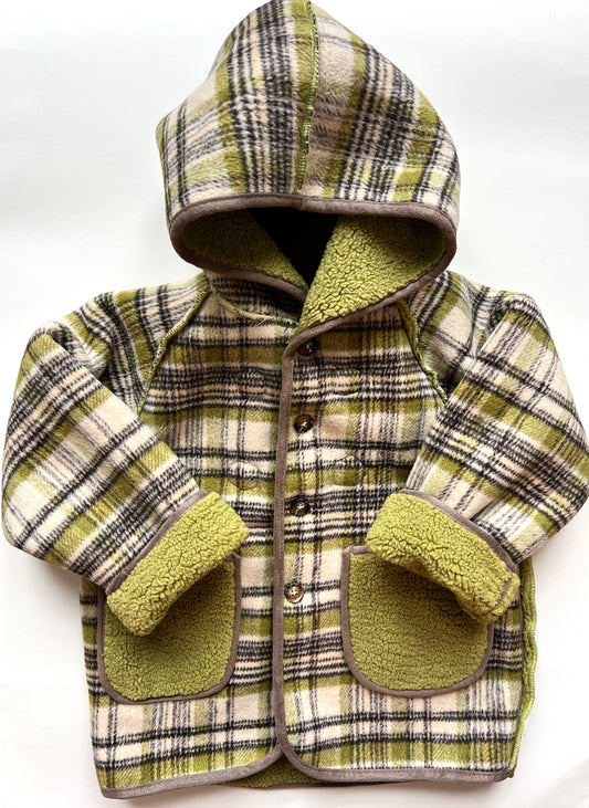 Kids Vintage Reversible Duffle Coat Age 4 Years