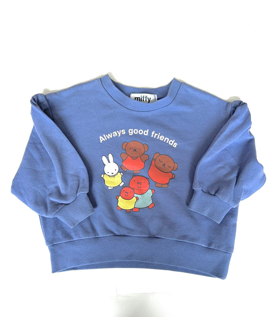 Kids Vintage Miffy & Friends Sweatshirt Age 2 Years