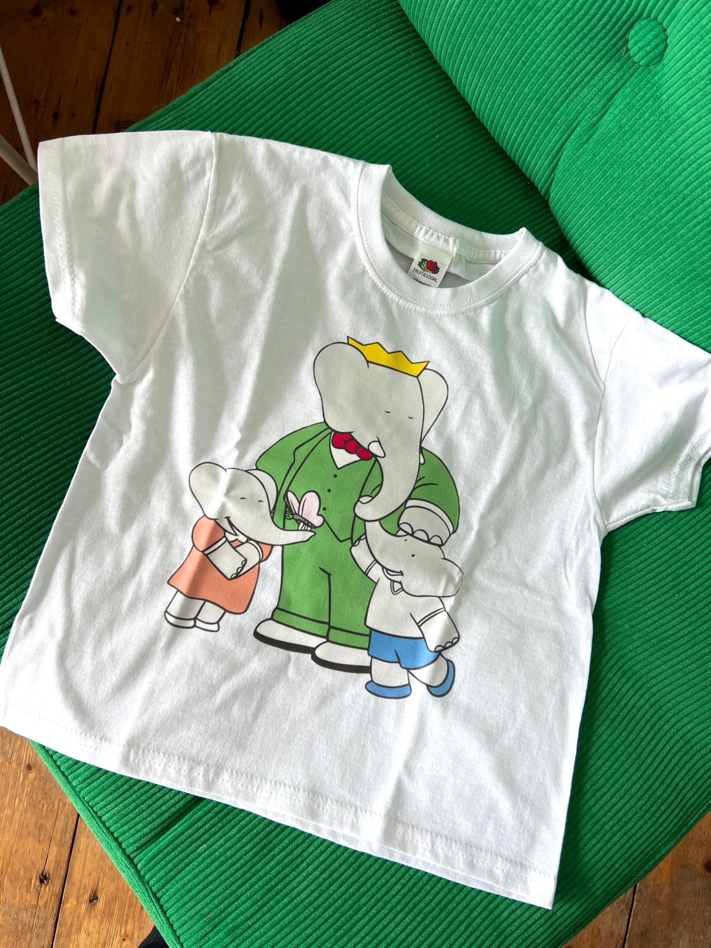 Vintage Babar T-Shirt Age 3-4 Years