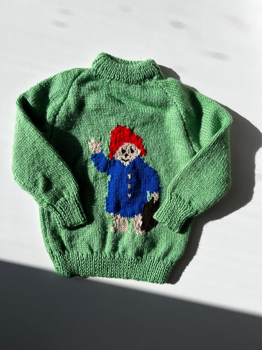 VINTAGE KIDS PADDINGTON KNIT JUMPER AGE 2-3 YEARS