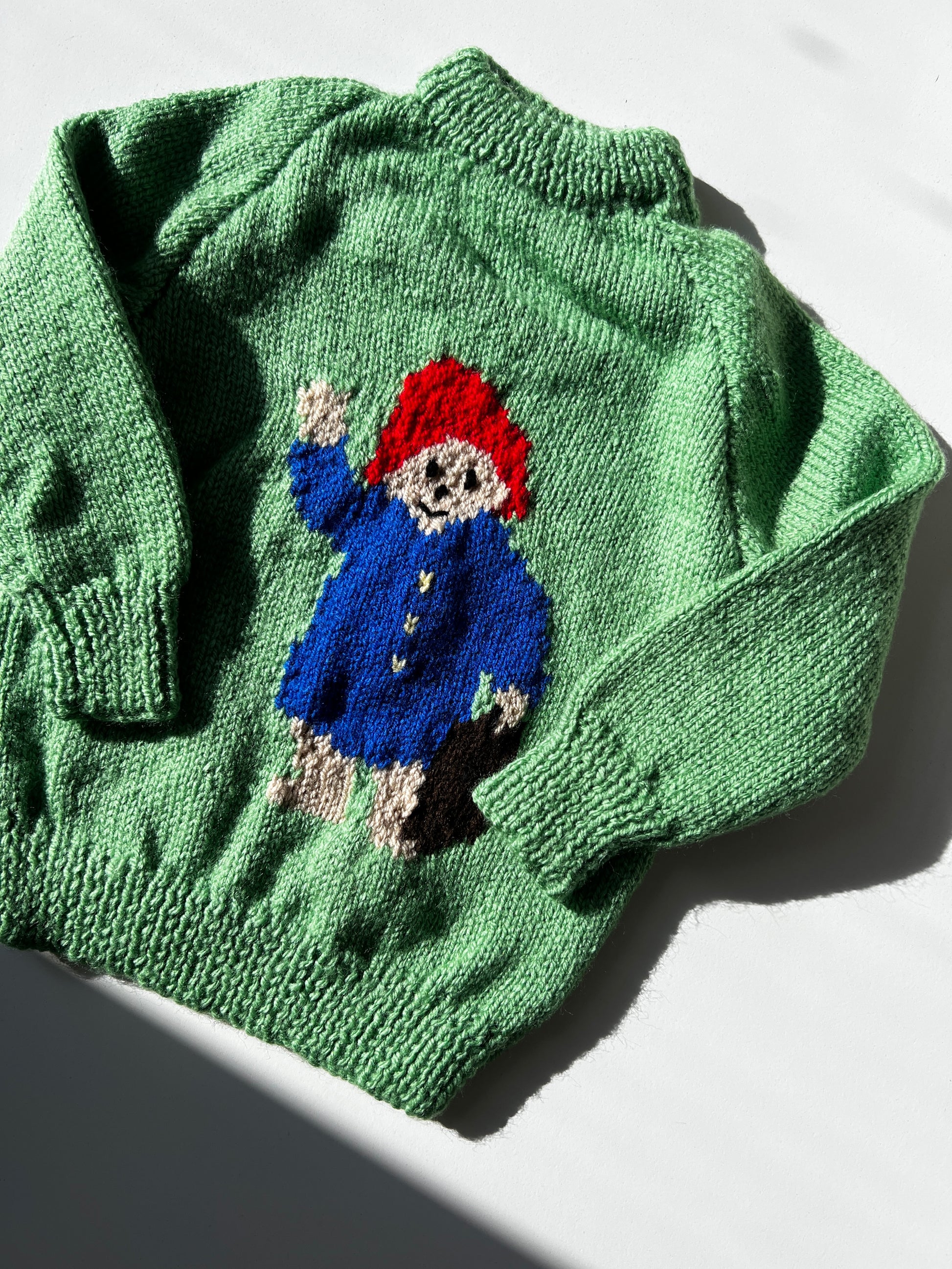 VINTAGE KIDS PADDINGTON KNIT JUMPER AGE 2-3 YEARS