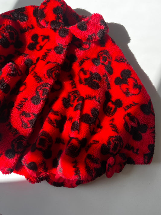 Kids Vintage 90s Disney Faux Fur Cape/Jacket Size 4 Years