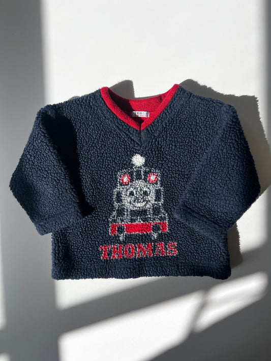 Kids Vintage 90s Thomas Jumper Size 12 Months