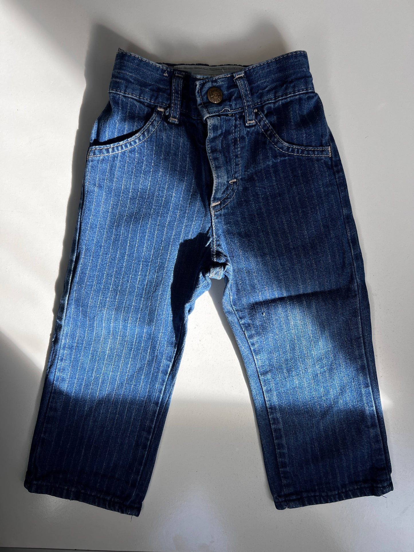 Kids Vintage 70s Lee Stripe Jeans – Size 24 Months