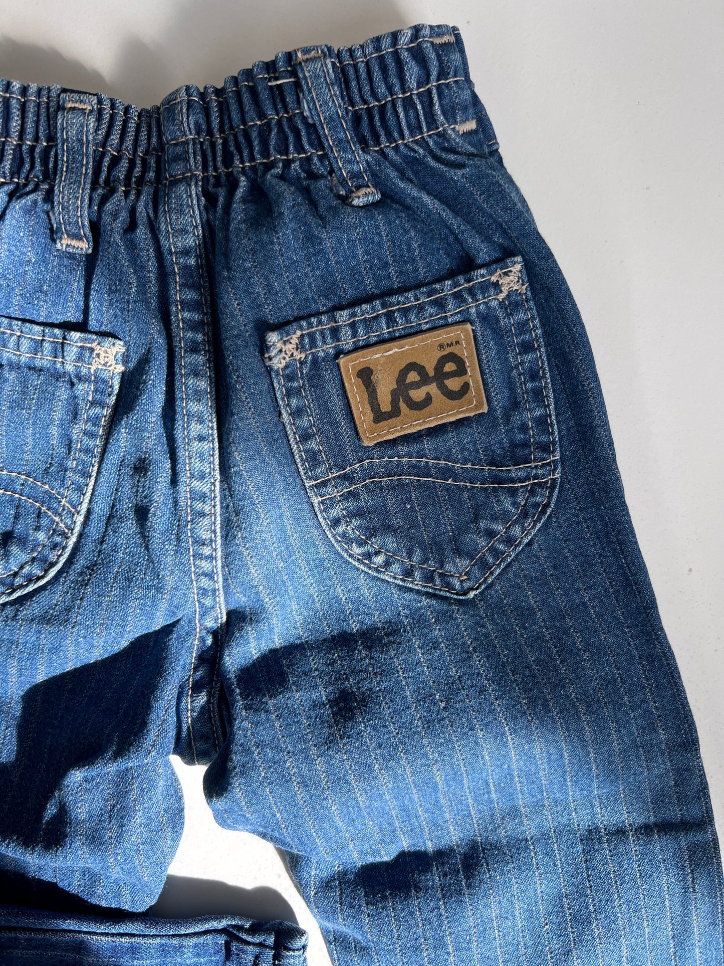 Kids Vintage 70s Lee Stripe Jeans – Size 24 Months