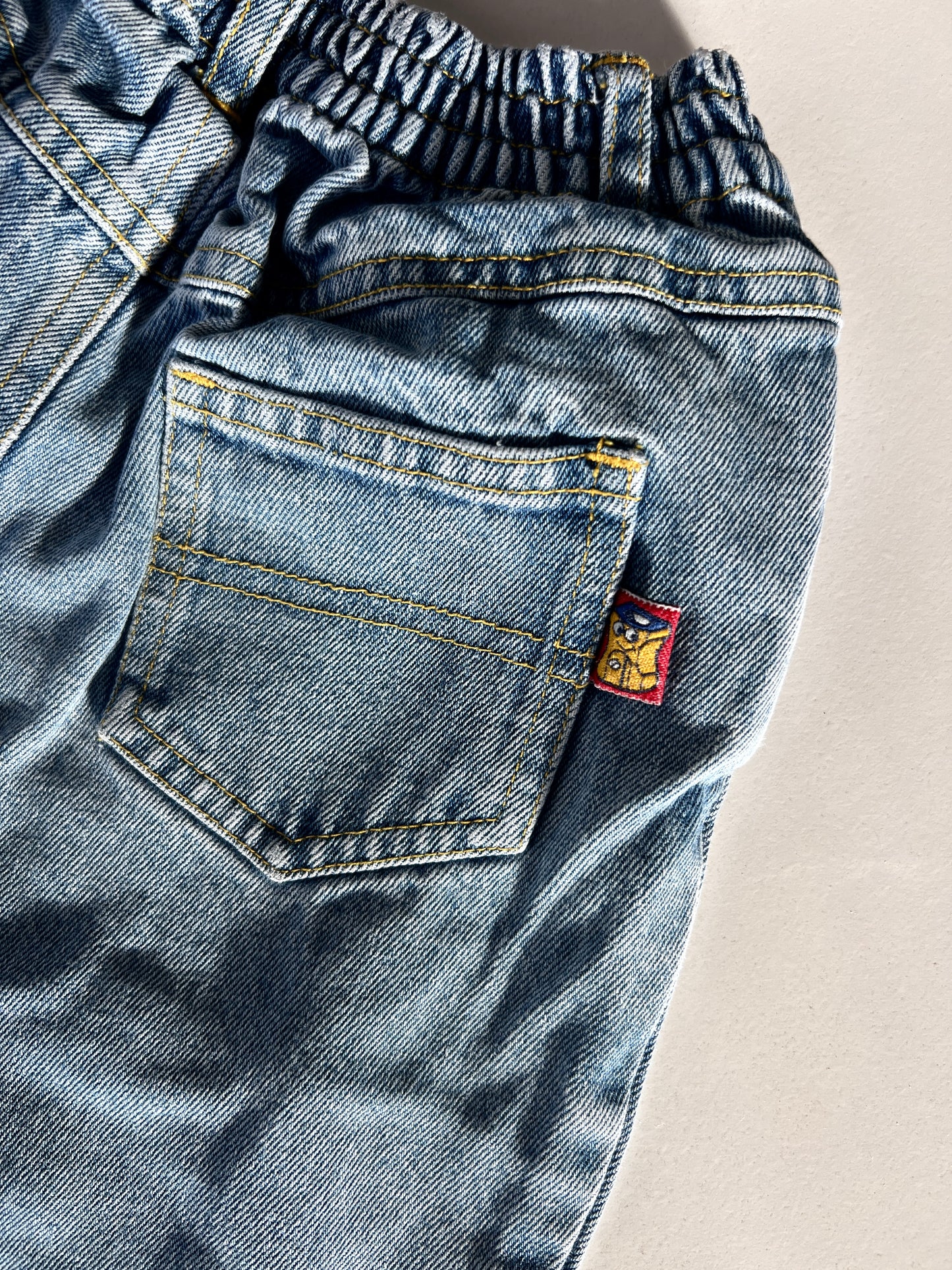 Kids Vintage Smiley Pencil Jeans Size 9-12 Months