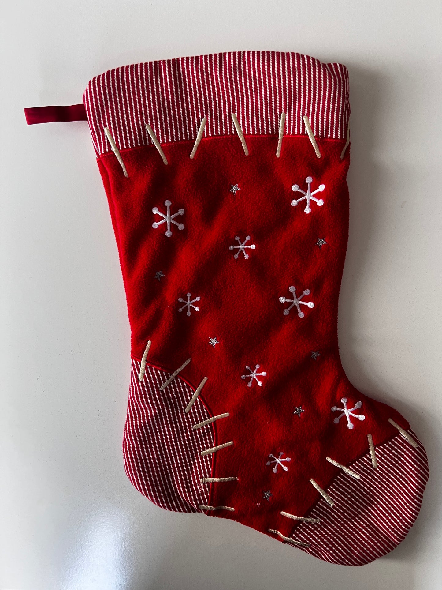 Rare Vintage Osh Kosh Christmas Stocking